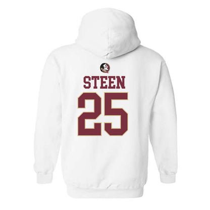 FSU - NCAA Men's Basketball : Alex Steen - Fashion Shersey Hooded Sweatshirt-1