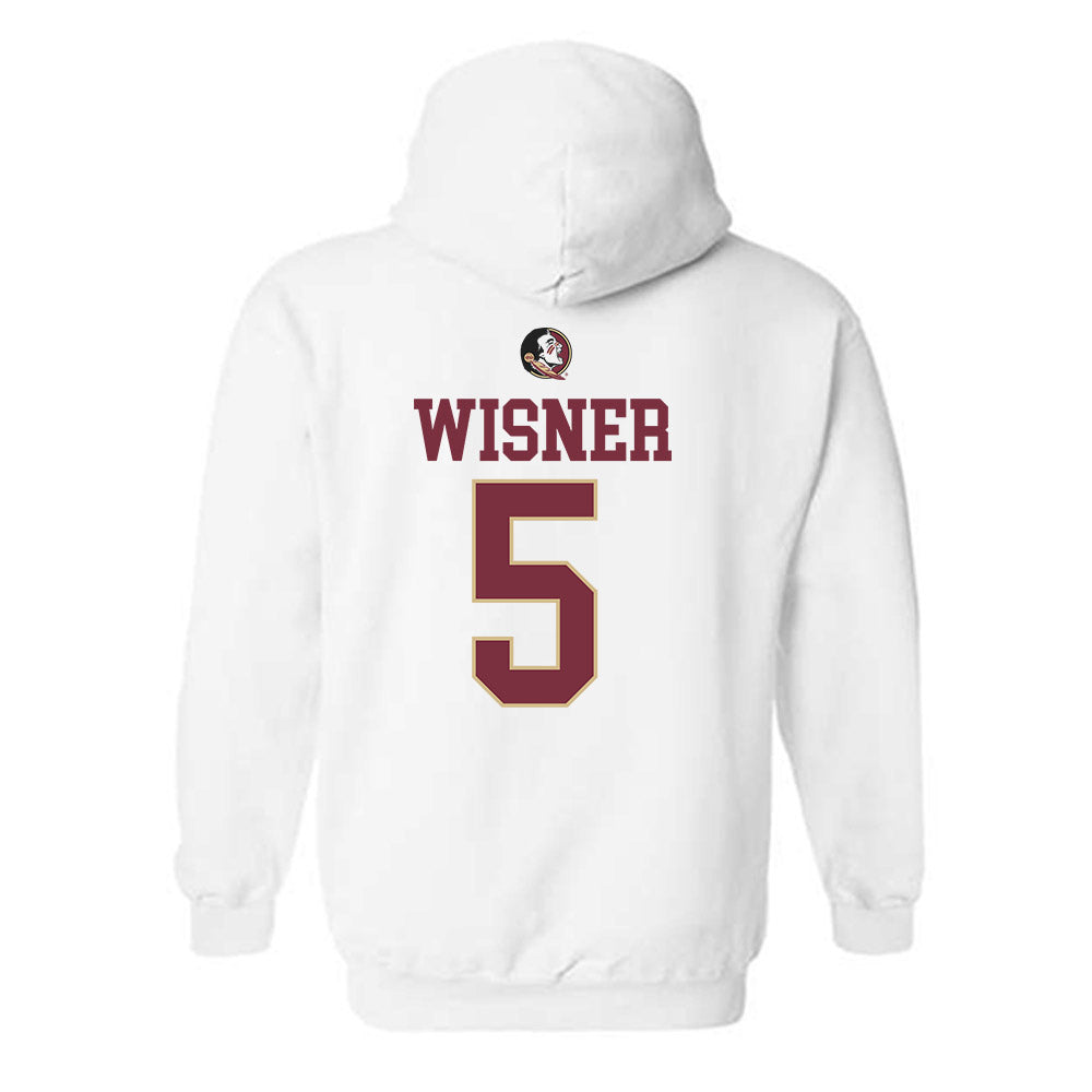 FSU - NCAA Football : Tre Wisner - Fashion Shersey Hooded Sweatshirt-1