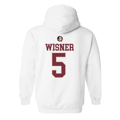 FSU - NCAA Football : Tre Wisner - Fashion Shersey Hooded Sweatshirt-1