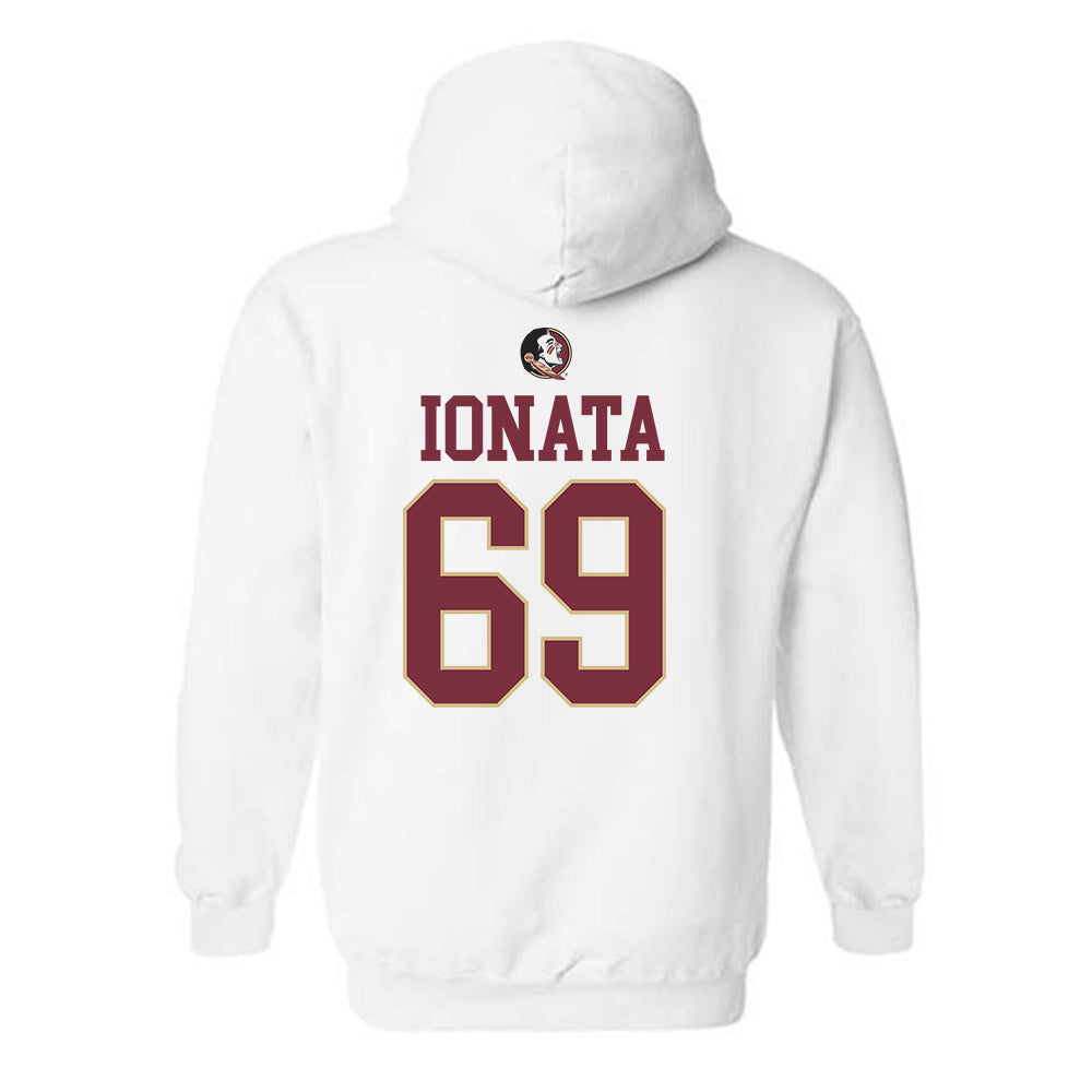 FSU - NCAA Football : Mike Ionata - Fashion Shersey Hooded Sweatshirt-1