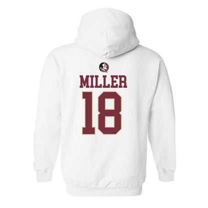 FSU - NCAA Women's Lacrosse : Ellie Miller - Fashion Shersey Hooded Sweatshirt-1