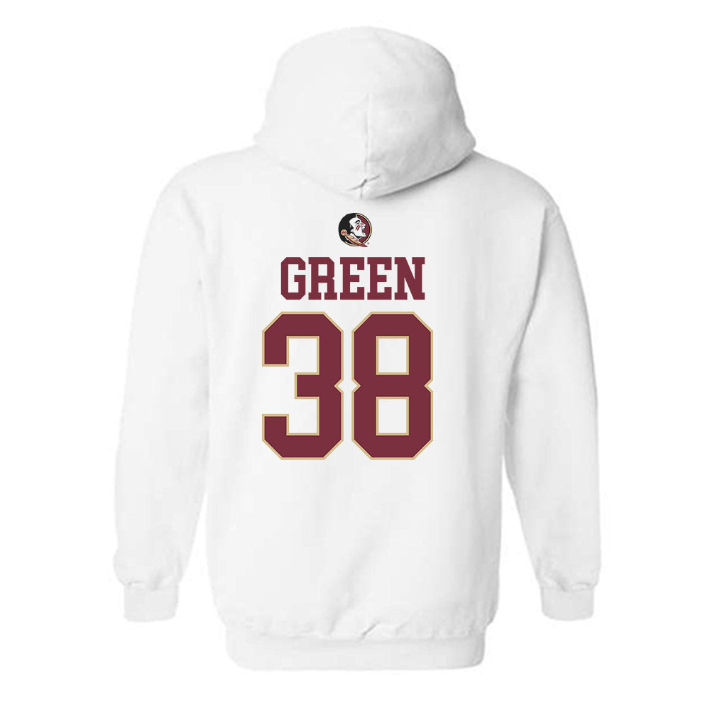 FSU - NCAA Football : Daylen Green - Fashion Shersey Hooded Sweatshirt-1