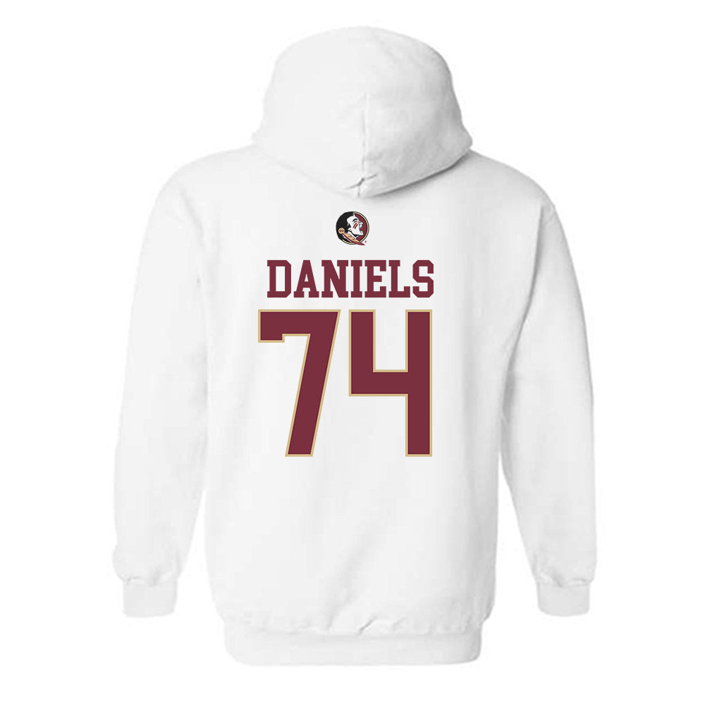 FSU - NCAA Football : Jonathan Daniels - Fashion Shersey Hooded Sweatshirt-1