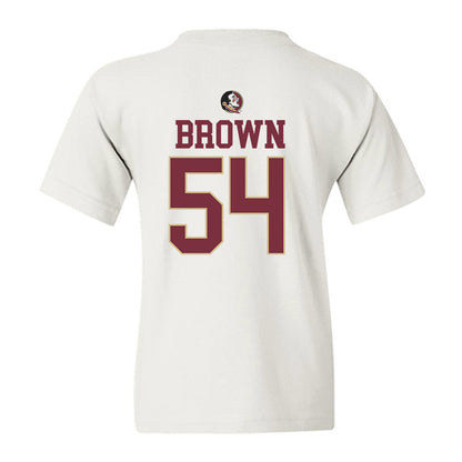 FSU - NCAA Football : Chastan Brown - Fashion Shersey Youth T-Shirt-1