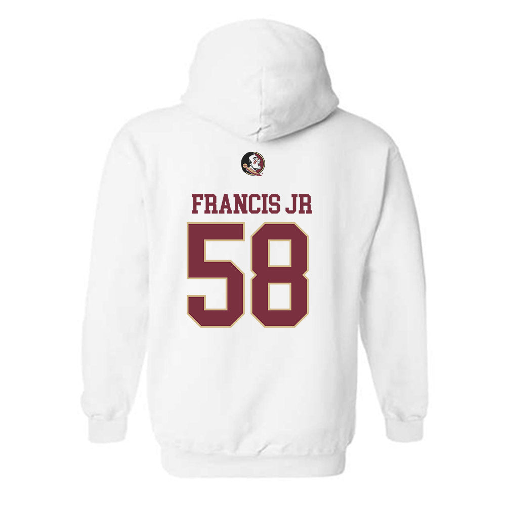 FSU - NCAA Football : Luke Francis Jr. - Fashion Shersey Hooded Sweatshirt-1