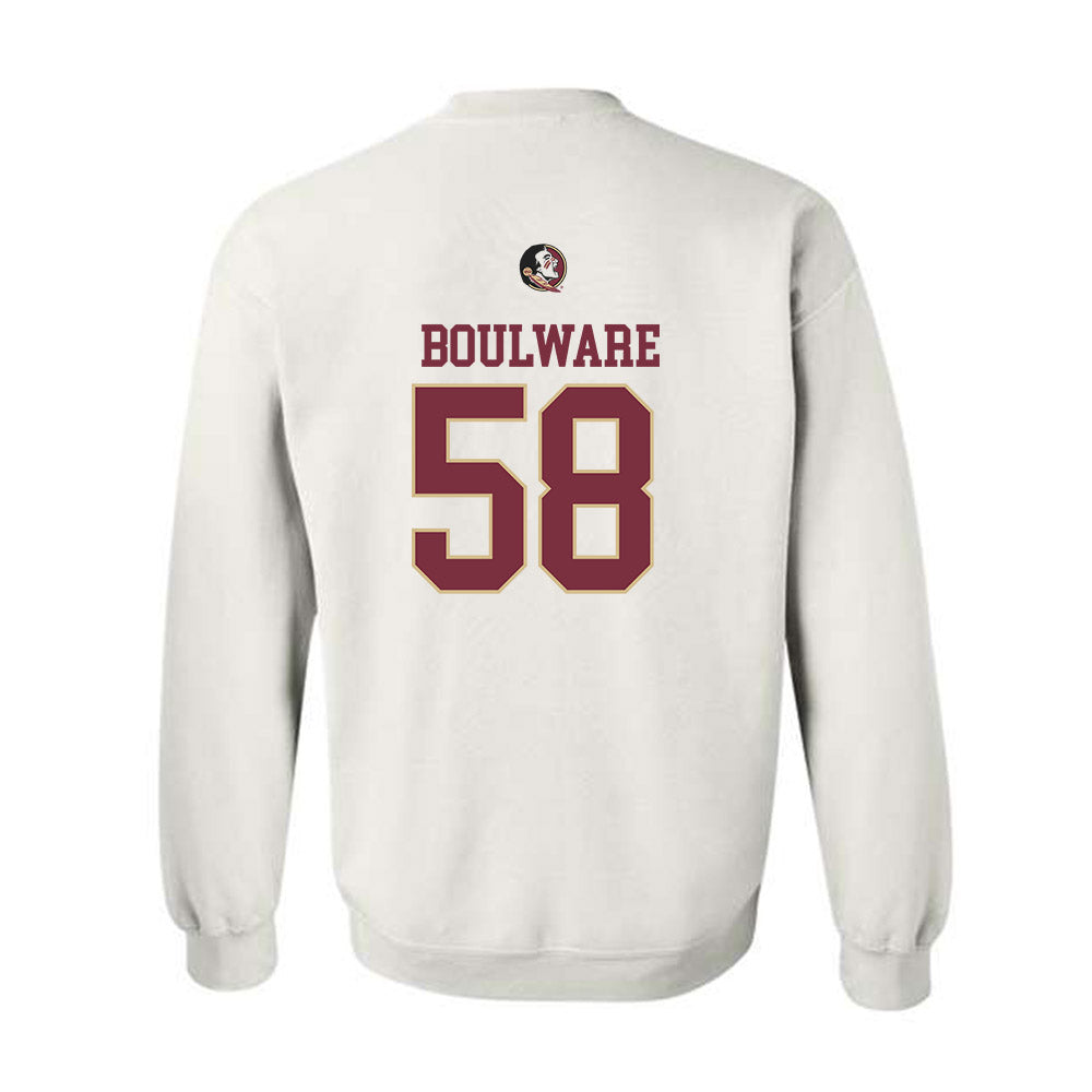 FSU - NCAA Beach Volleyball : Jordan Boulware - Fashion Shersey Crewneck Sweatshirt-1