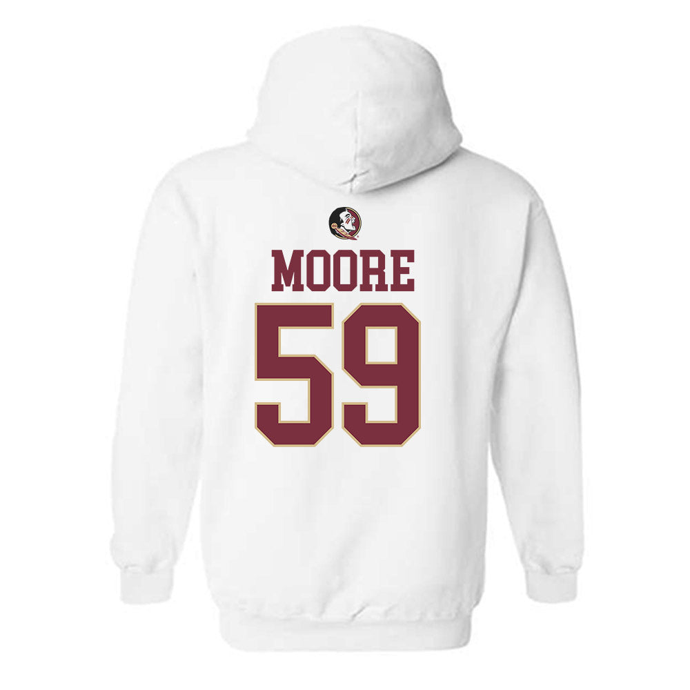 FSU - NCAA Football : Steven Moore - Fashion Shersey Hooded Sweatshirt-1