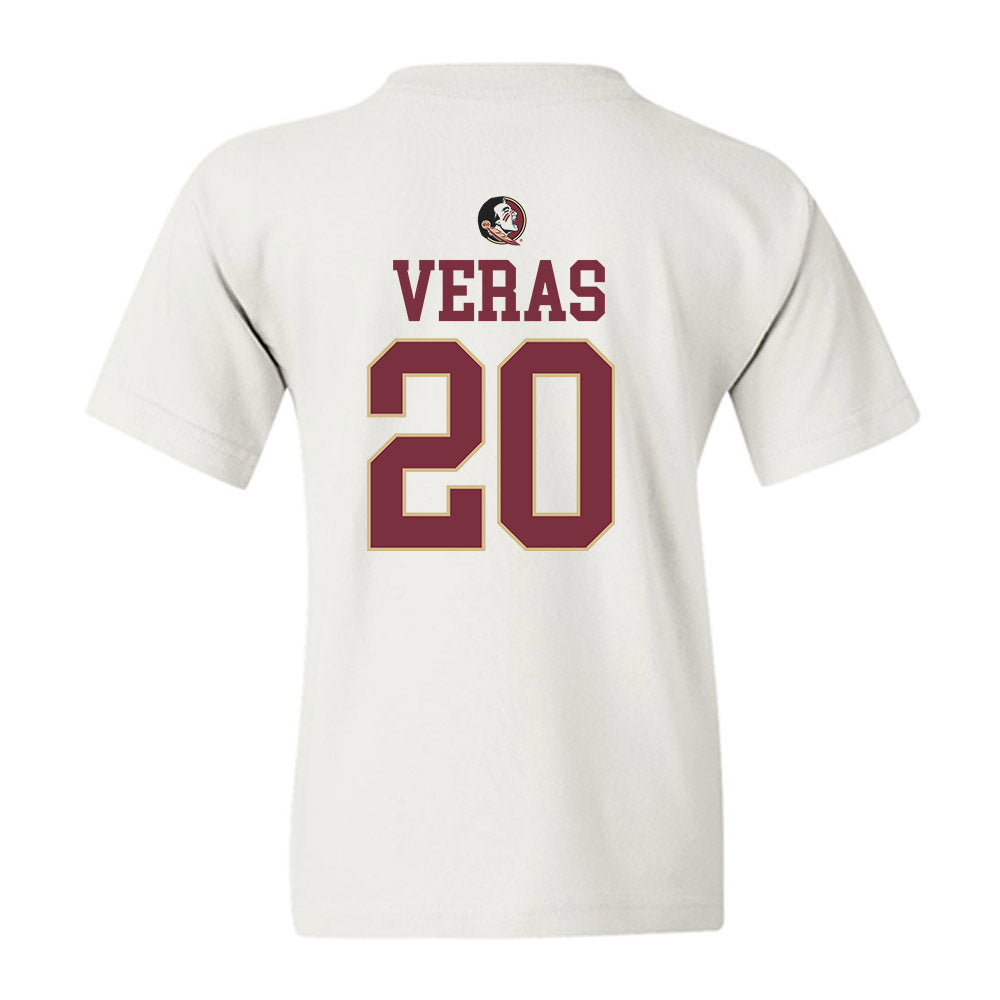 FSU - NCAA Baseball : Genson Veras - Fashion Shersey Youth T-Shirt-1