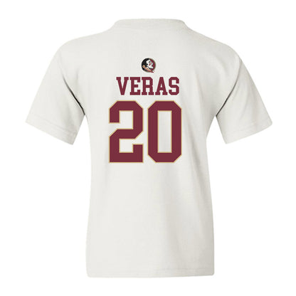 FSU - NCAA Baseball : Genson Veras - Fashion Shersey Youth T-Shirt-1