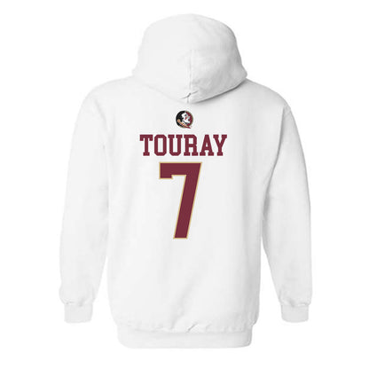 FSU - NCAA Women's Soccer : Nyanya Touray - Fashion Shersey Hooded Sweatshirt-1