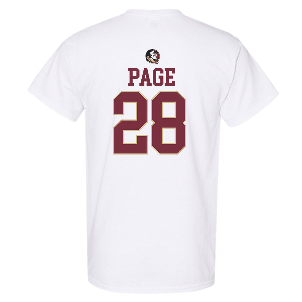 FSU - NCAA Women's Soccer : Olivia Page - Fashion Shersey T-Shirt-1