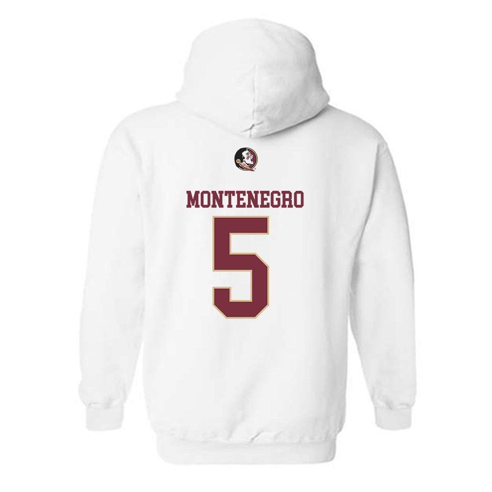 FSU - NCAA Baseball : Marvin Montenegro - Fashion Shersey Hooded Sweatshirt-1