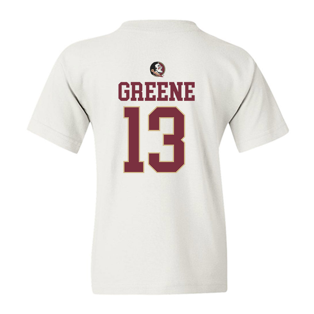 FSU - NCAA Women's Basketball : Tatum Greene - Fashion Shersey Youth T-Shirt-1