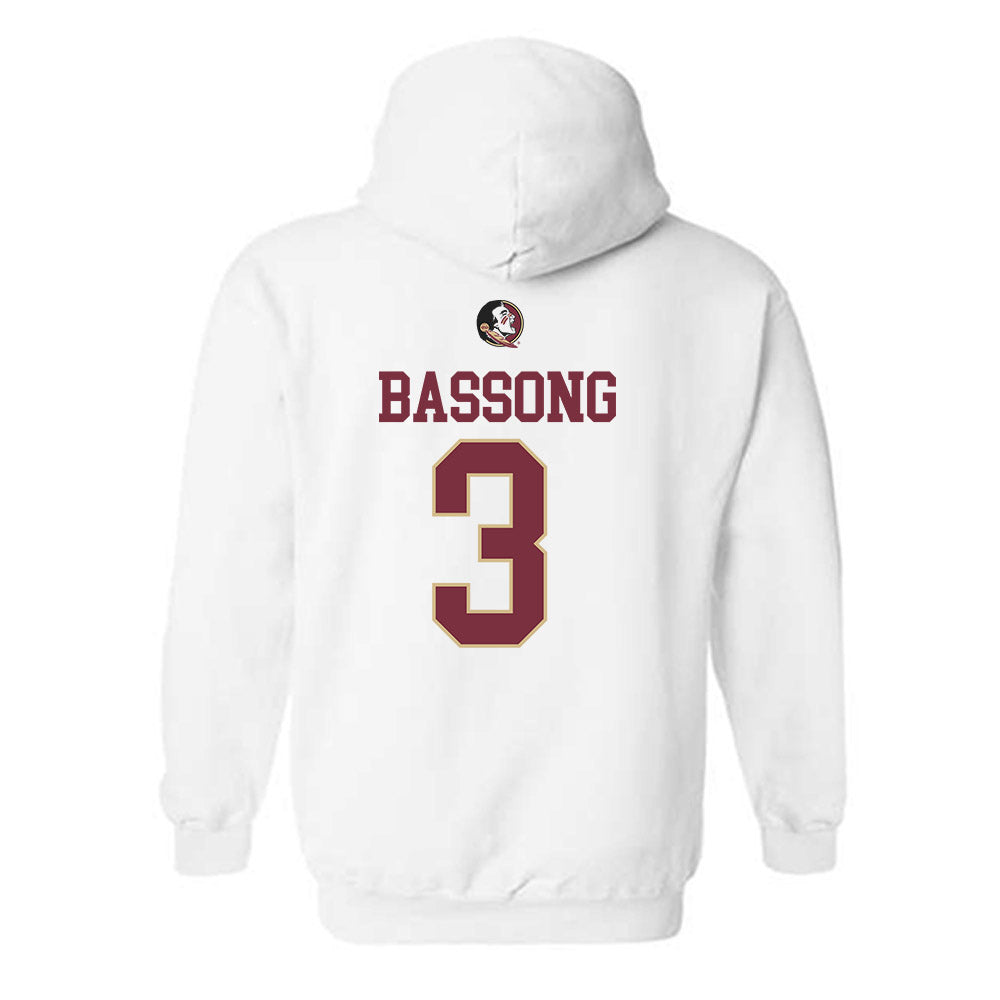 FSU - NCAA Men's Basketball : Thomas Bassong - Fashion Shersey Hooded Sweatshirt-1