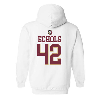 FSU - NCAA Baseball : Jake Echols - Fashion Shersey Hooded Sweatshirt-1