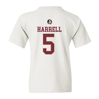FSU - NCAA Women's Lacrosse : Summer Harrell - Fashion Shersey Youth T-Shirt-1