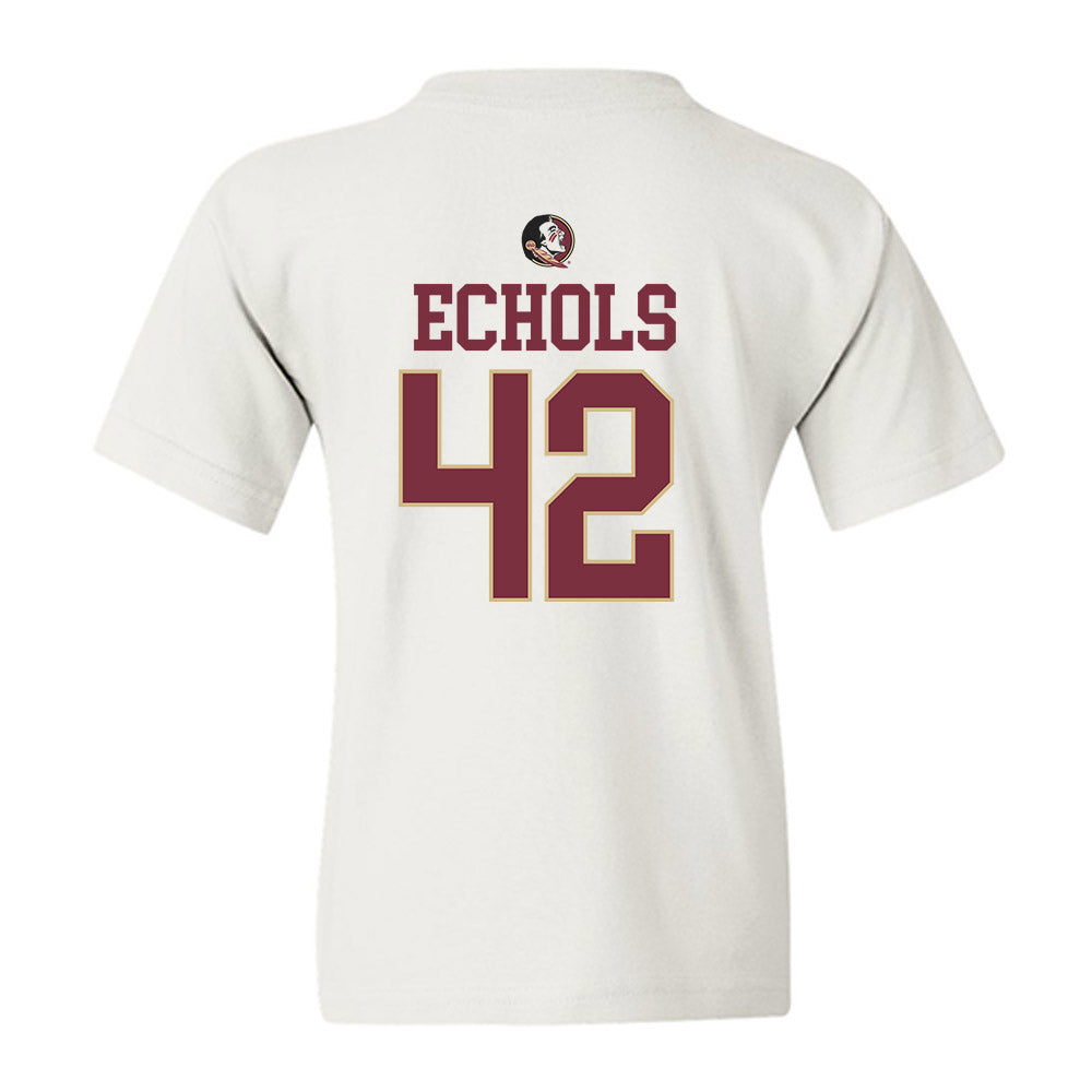 FSU - NCAA Baseball : Jake Echols - Fashion Shersey Youth T-Shirt-1