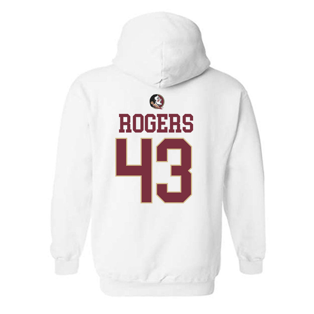 FSU - NCAA Football : Trent Rogers - Fashion Shersey Hooded Sweatshirt-1