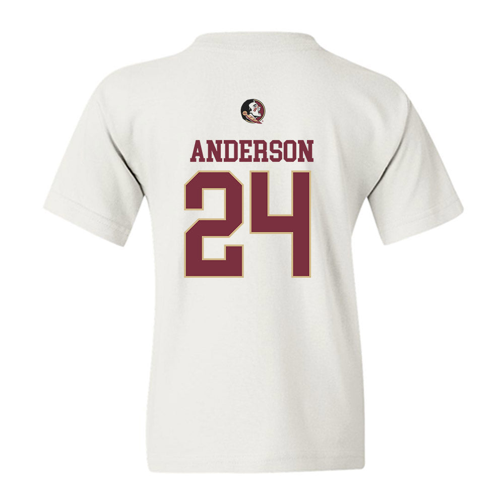 FSU - NCAA Women's Soccer : ashlyn anderson - Fashion Shersey Youth T-Shirt-1