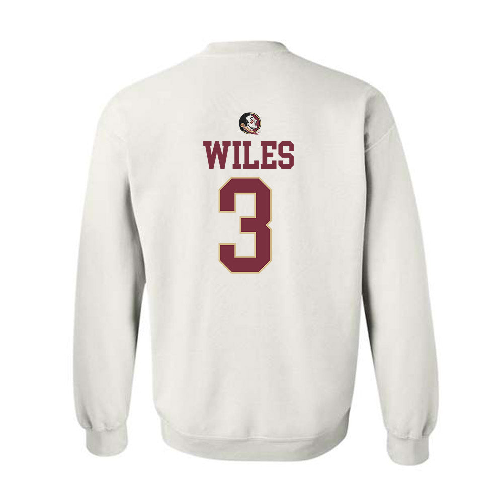 FSU - NCAA Women's Lacrosse : Brogan Wiles - Fashion Shersey Crewneck Sweatshirt-1