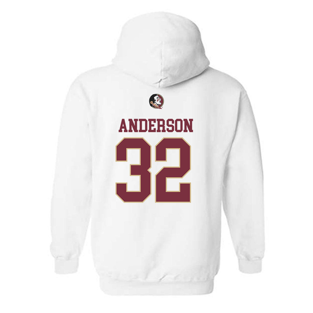 FSU - NCAA Football : Jalen Anderson - Fashion Shersey Hooded Sweatshirt-1
