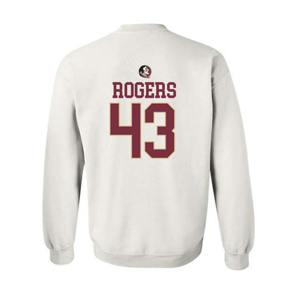 FSU - NCAA Football : Trent Rogers - Fashion Shersey Crewneck Sweatshirt-1