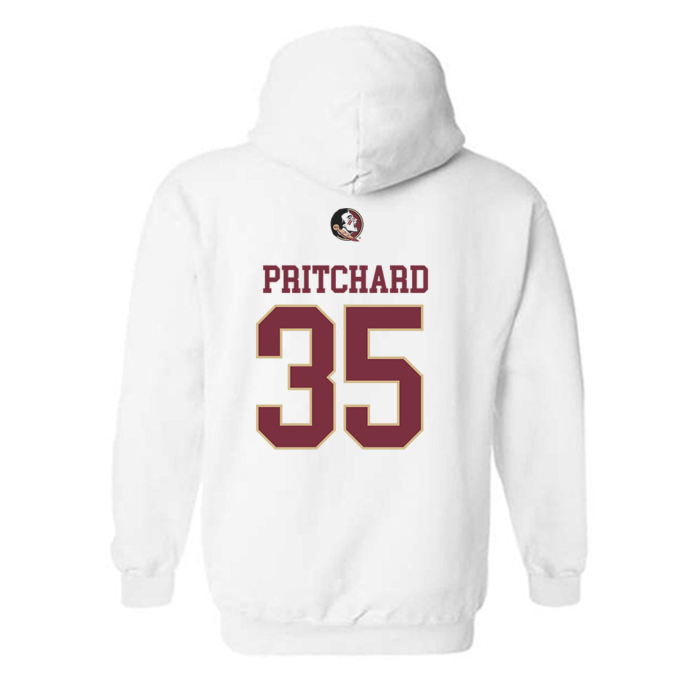 FSU - NCAA Football : Ethan Pritchard - Fashion Shersey Hooded Sweatshirt-1