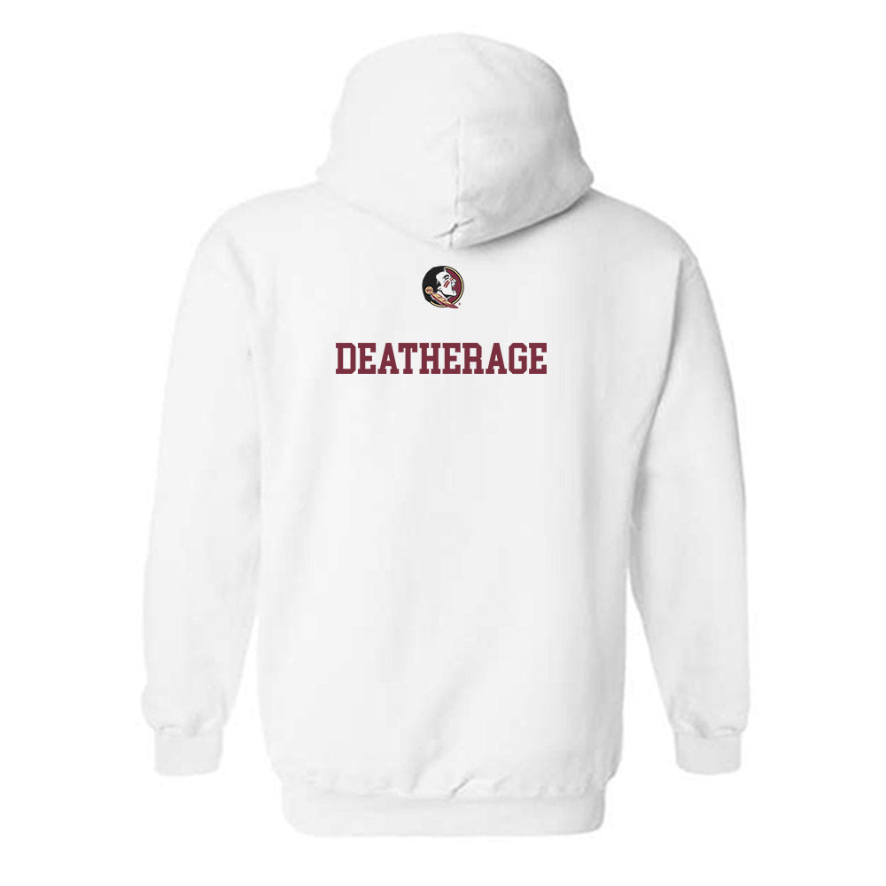 FSU - NCAA Women's Tennis : Mary Boyce Deatherage - Fashion Shersey Hooded Sweatshirt-1