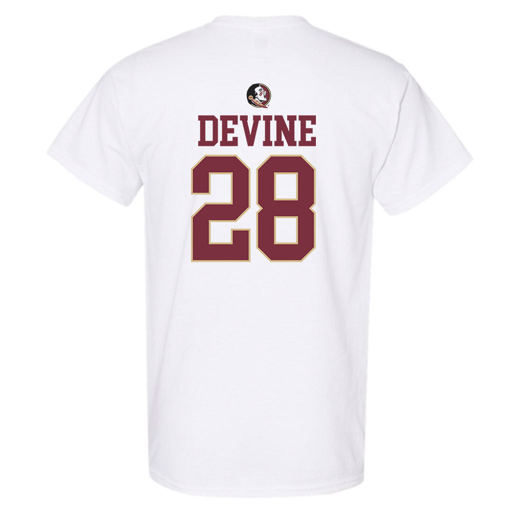 FSU - NCAA Women's Lacrosse : Annie Devine - Fashion Shersey T-Shirt-1