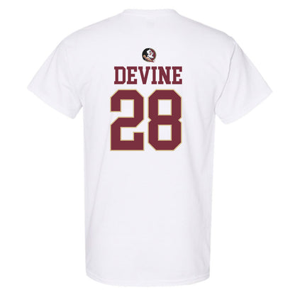 FSU - NCAA Women's Lacrosse : Annie Devine - Fashion Shersey T-Shirt-1