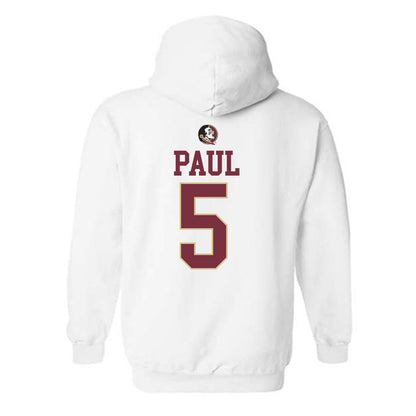 FSU - NCAA Men's Basketball : Collin Paul - Fashion Shersey Hooded Sweatshirt-1