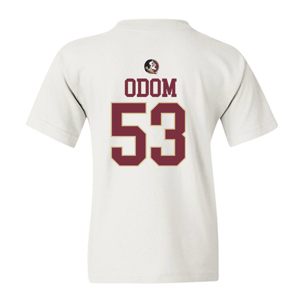 FSU - NCAA Baseball : Cam Odom - Fashion Shersey Youth T-Shirt-1