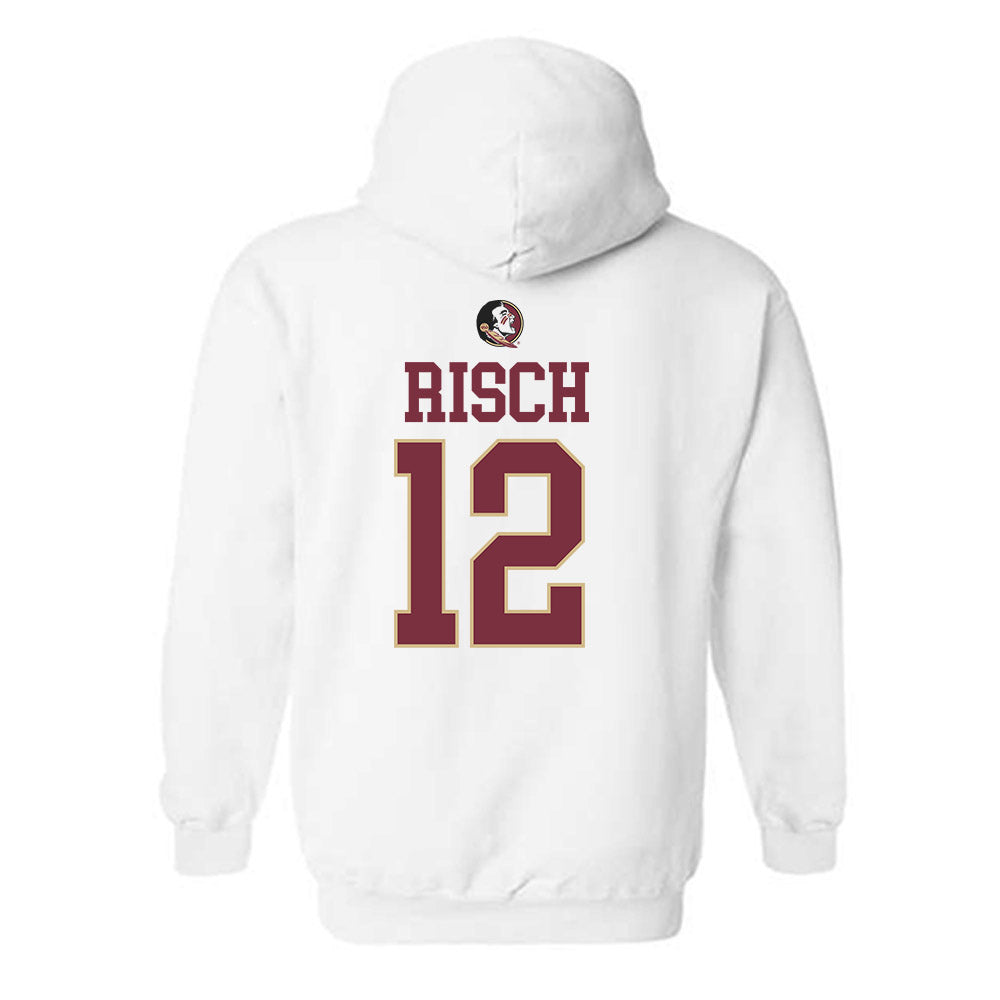 FSU - NCAA Women's Basketball : Emma Risch - Fashion Shersey Hooded Sweatshirt-1
