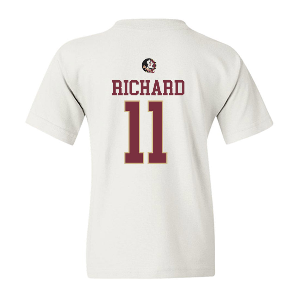 FSU - NCAA Football : Cj Richard - Fashion Shersey Youth T-Shirt-1