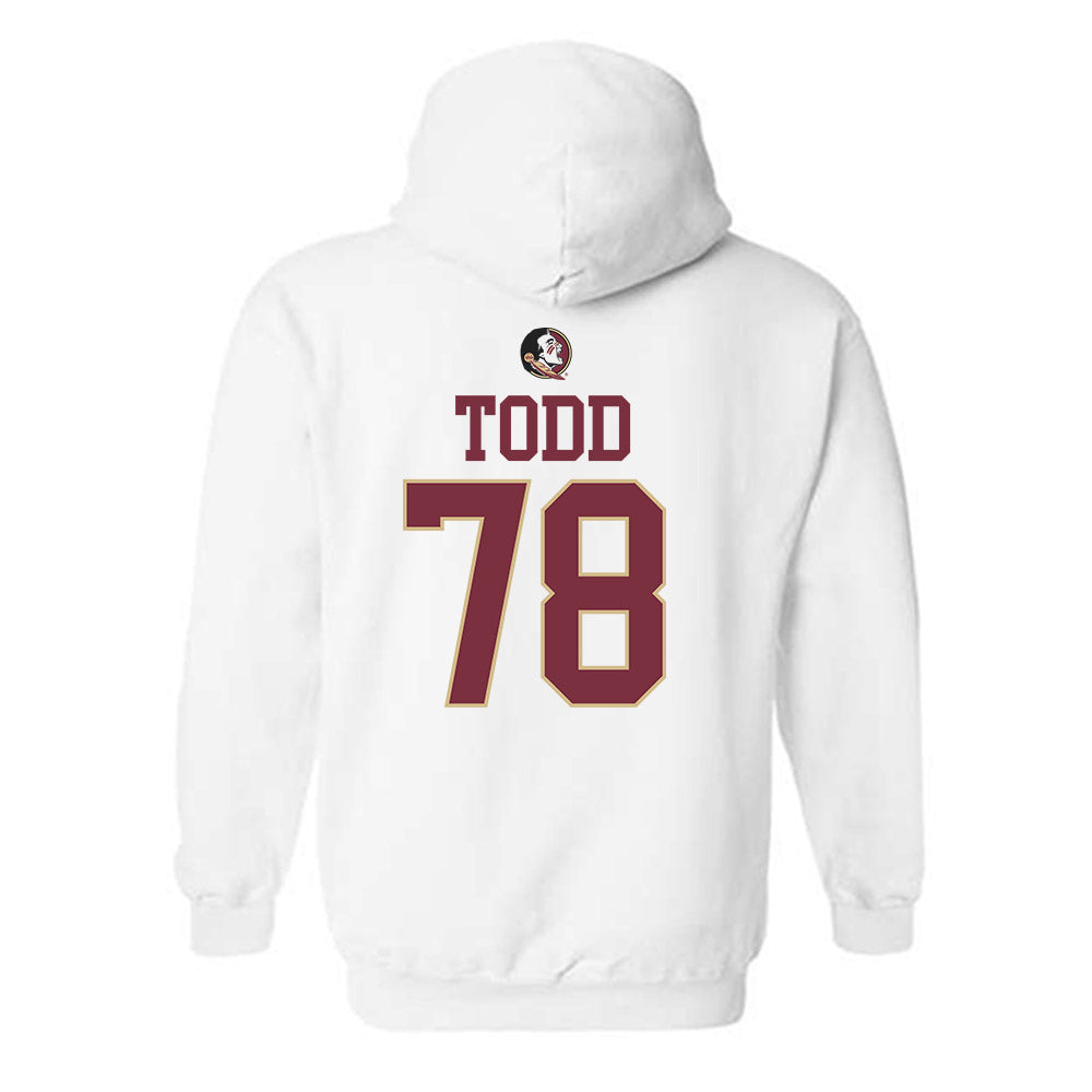 FSU - NCAA Football : Jayden Todd - Fashion Shersey Hooded Sweatshirt-1