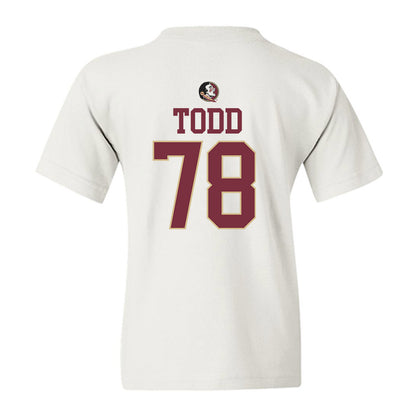 FSU - NCAA Football : Jayden Todd - Fashion Shersey Youth T-Shirt-1