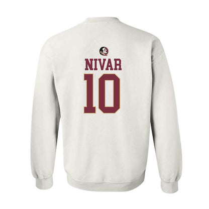 FSU - NCAA Women's Basketball : Jasmine Nivar - Fashion Shersey Crewneck Sweatshirt-1