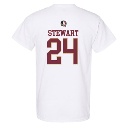FSU - NCAA Women's Basketball : Morgan Stewart - Fashion Shersey T-Shirt-1