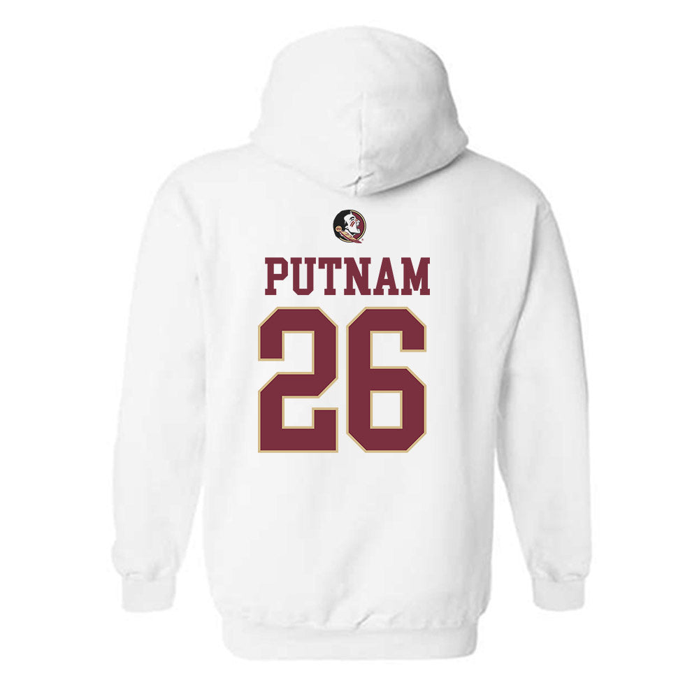 FSU - NCAA Baseball : Eli Putnam - Fashion Shersey Hooded Sweatshirt-1