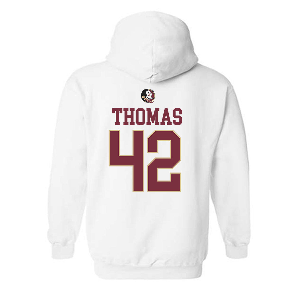 FSU - NCAA Football : Chris Thomas - Fashion Shersey Hooded Sweatshirt-1