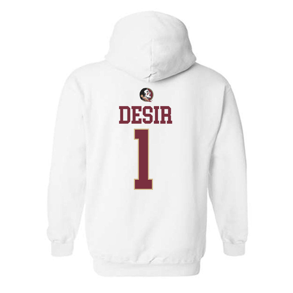 FSU - NCAA Football : Darryll Desir - Fashion Shersey Hooded Sweatshirt-1