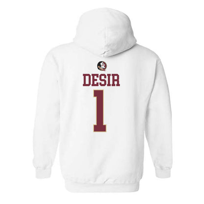 FSU - NCAA Football : Darryll Desir - Fashion Shersey Hooded Sweatshirt-1