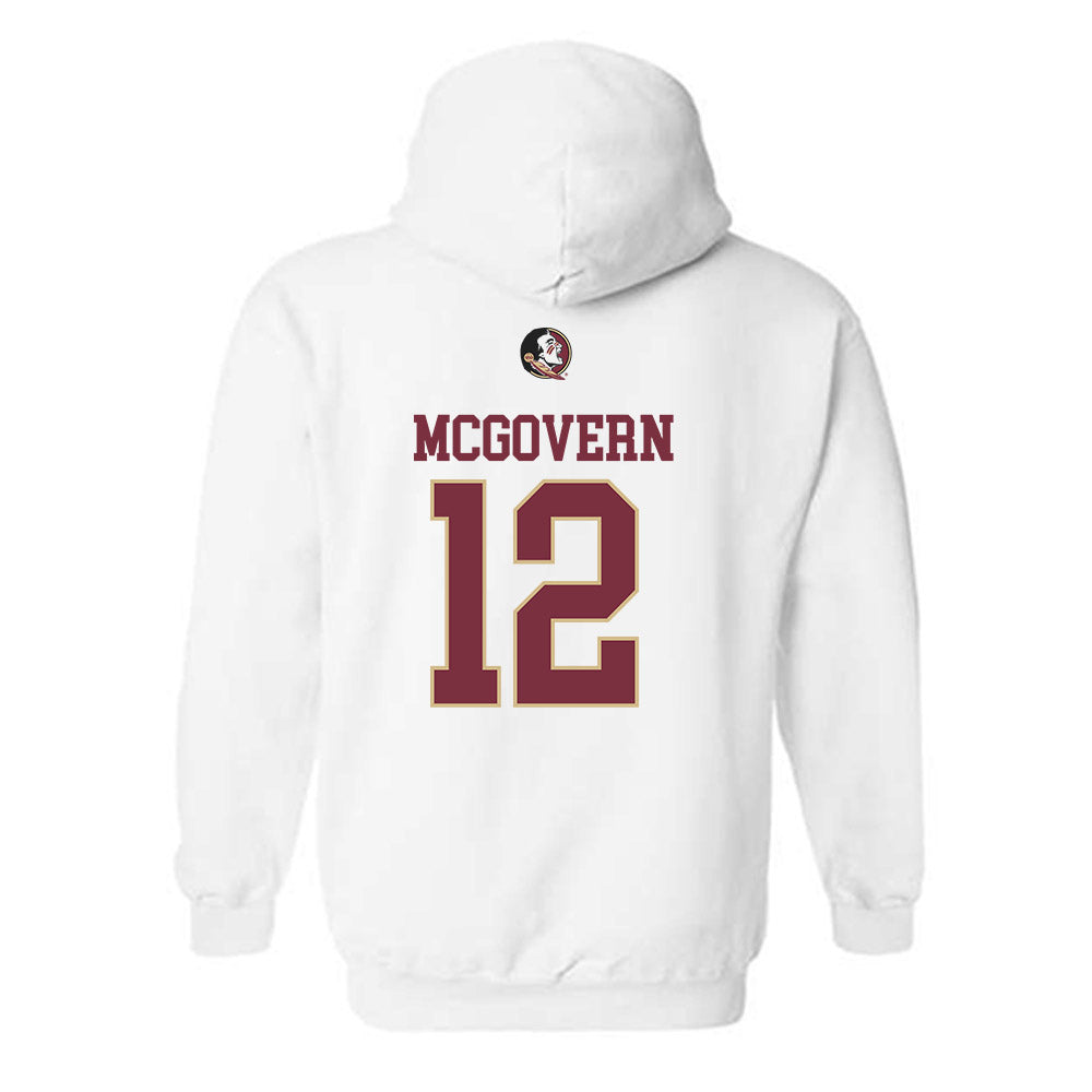 FSU - NCAA Women's Soccer : Peyton McGovern - Fashion Shersey Hooded Sweatshirt-1