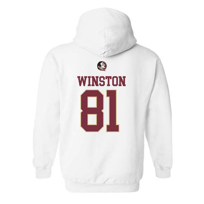 FSU - NCAA Football : Jonah Winston - Fashion Shersey Hooded Sweatshirt-1