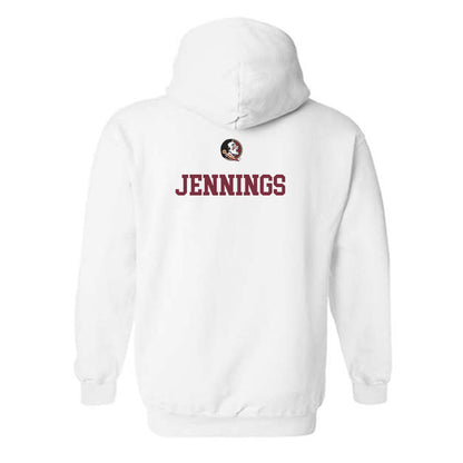 FSU - NCAA Women's Swimming & Diving : Eden Jennings - Fashion Shersey Hooded Sweatshirt-1