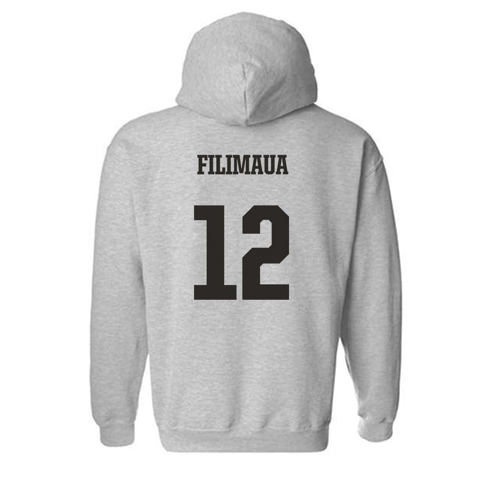 FSU - NCAA Women's Volleyball : Kyleene Filimaua - Fashion Shersey Hooded Sweatshirt-1