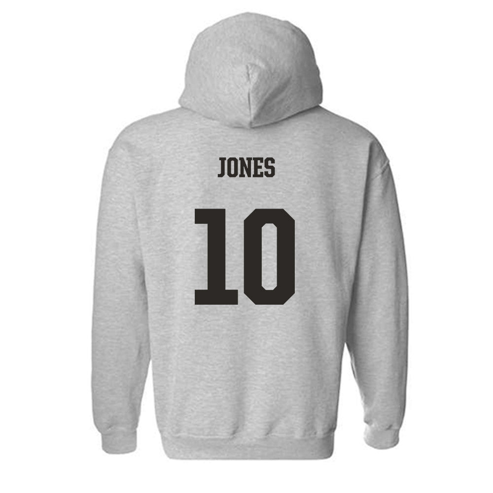 FSU - NCAA Men's Basketball : Lajae Jones - Fashion Shersey Hooded Sweatshirt-1
