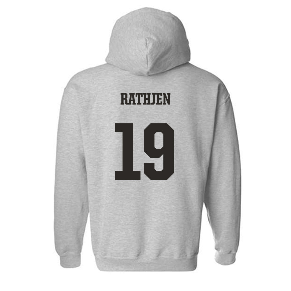 FSU - NCAA Women's Lacrosse : Katherine Rathjen - Fashion Shersey Hooded Sweatshirt-1