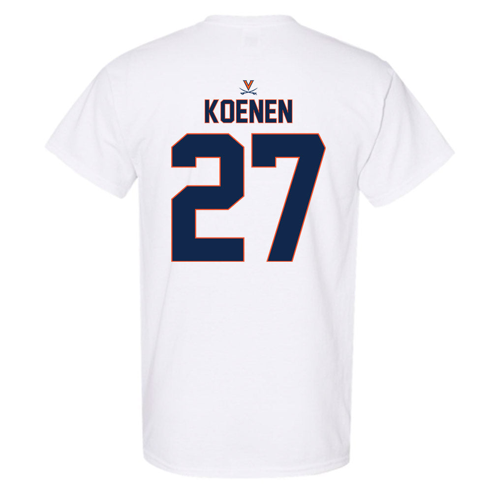 Virginia - NCAA Baseball : Drew Koenen - Replica Shersey T-Shirt-1