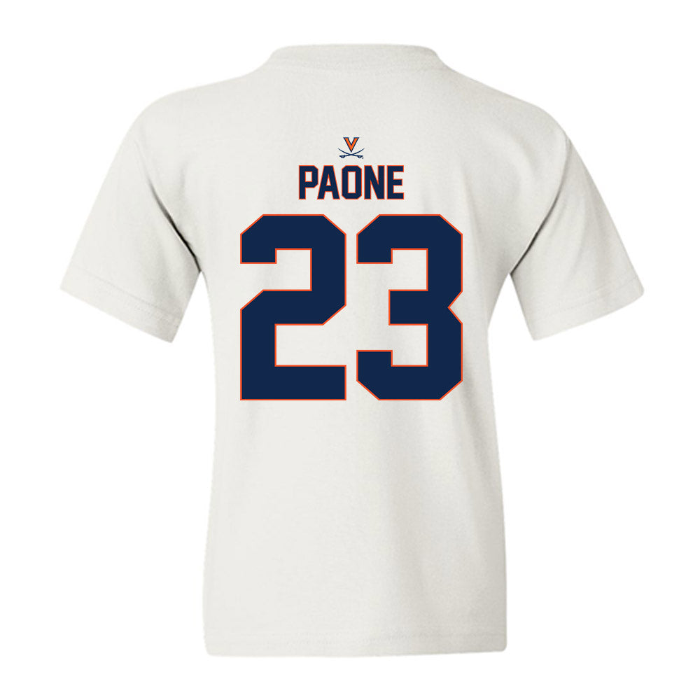 Virginia - NCAA Baseball : John Paone - Replica Shersey Youth T-Shirt-1